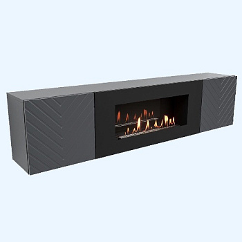 BFP-P1700V графит (1627927) Firelight Тумба с биокамином